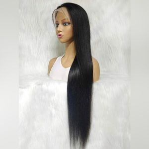 13*4 Lace Front 180% Density Long Straight Human Hair Wig 28’